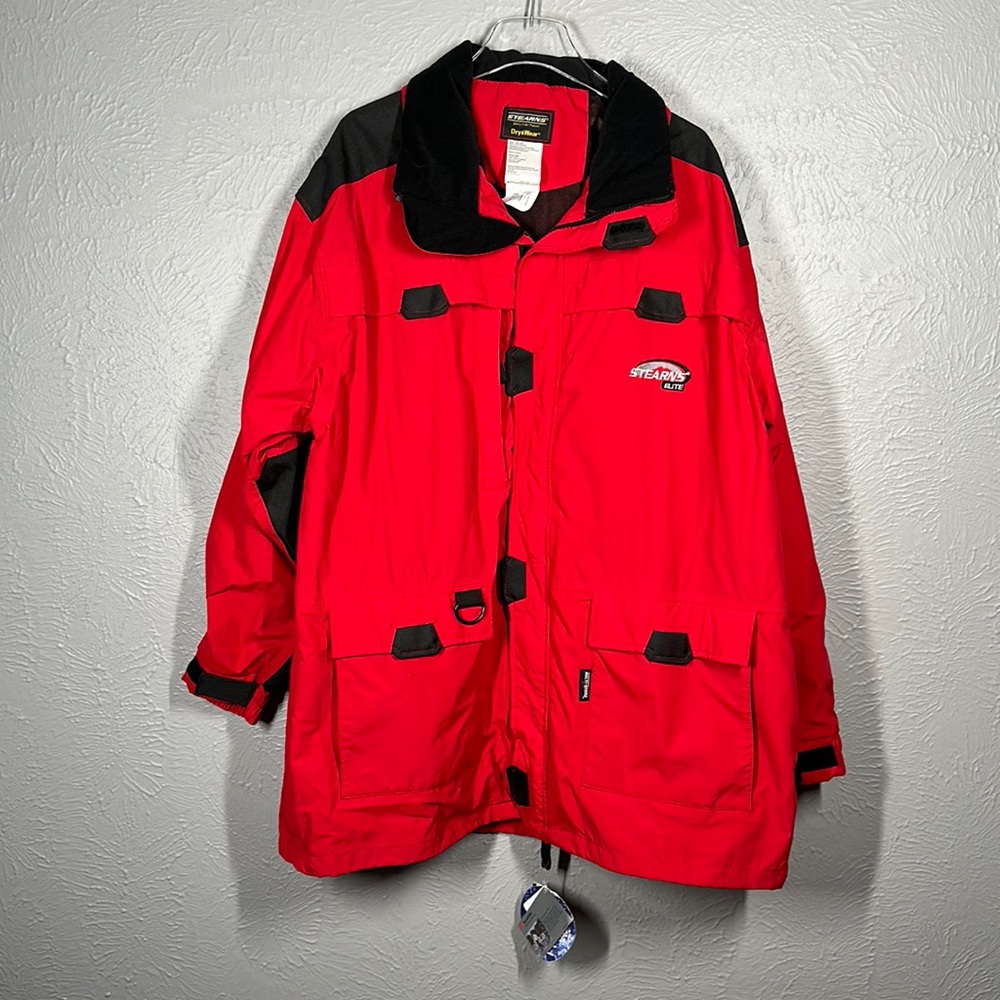 NWT Stearns Elite Red & Black All Weather Jacket Men's Size XXL